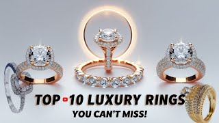 2025 Engagement Ring Trends || Couple Rings Gold Latest Designs