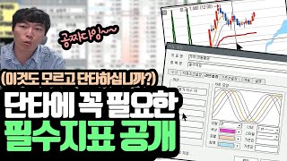 [주식바바] 바바가 사용하는 분봉 필수 보조지표 설정 방법/단타보조지표/주식단테/단테사단/