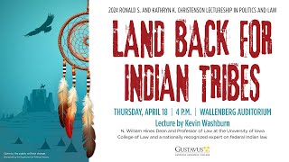 Land Back for Indian Tribes Lecture
