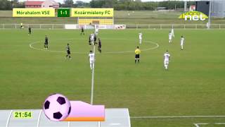 2017.09.23. Mórahalom - Kozármisleny 3-4, Fábián Imre gólja (1-1)