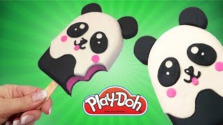 How to make Play Doh Ice Cream. Play Doh Kawaii Panda Toy. Play Doh Panda