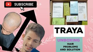 Traya hair review || Traya products unboxing || Hair problems solution|| How to use Traya