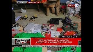 NPA leader at 2 kasama, patay sa umano'y shootout