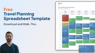 The Only Free Travel Spreadsheet You Need | Download in Description