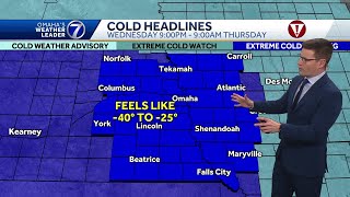 Dangerous cold continues for Omaha area, extreme cold warning tonight