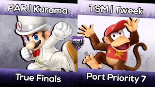 PAR | Kurama (Mario) vs TSM | Tweek (Diddy Kong) - Port Priority 7 True Finals