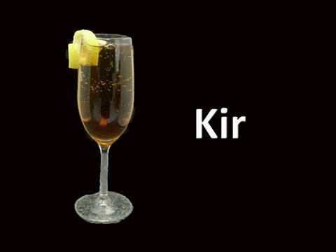 Kir cocktail drink recipe