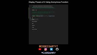 Display Powers of 2 Using Anonymous Function in Python | Python Examples | Python Coding Tutorial