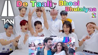 KPOP IDOL' reactions to Indian MV enjoying a festival-like party🔥TAN | De Taali Bhool Bhulaiyaa 2