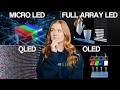 TV Panel Type Buying Guide: OLED vs QLED vs QNED vs Micro LED vs MINI LED & MORE!