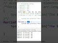 For Each Loop in Java