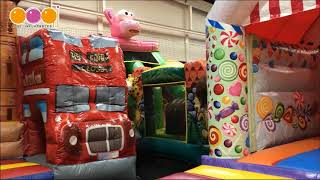 AOQI INFLATABLES LTD. put up some new beautiful inflatable bouncers at the Leisure Supplies Show