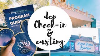 Check-In, Casting, & Visiting My Work Location!!! | disney college program spring 2019