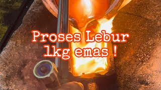 Proses lebur emas peniaga Malaysia buat modal bisnes