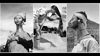 17 Amazing Vintage Photos of “Giraffe Women” in the 1950s