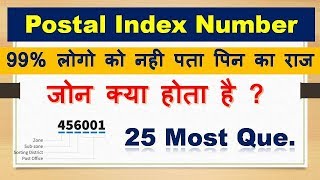 Postal Index Number (Pin code) and Zone | पिन कोड में छिपी है अनोखी राज |