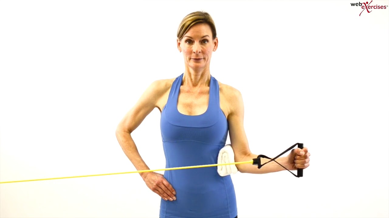 Rotator Cuff Strengthening Exercise - YouTube