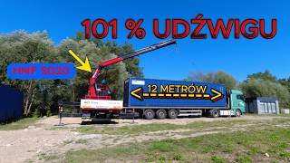 CONTAINER 40-stka and HMF 5020-k8 | Unloading at the customer's site | HDS | ROLEK