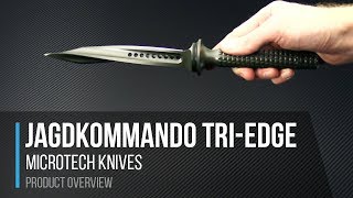 Microtech Jagdkommando Tri Edge Fixed Blade Overview