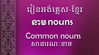 សាធារណៈនាម common nouns