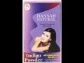 hannah natural 100% pure indigo powder for hair dye 100 gram