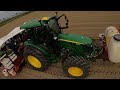 john deere 5125 r piantumazione piantine di pomodori tractor agricoltura campagna italy like