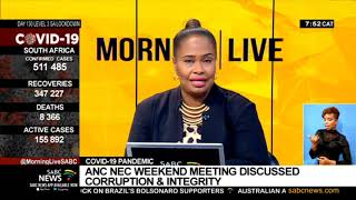 COVID-19 Pandemic| Political Analyst Sandile Swana unpacks ANC NEC meeting on corruption & integrity