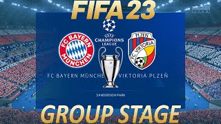 FIFA 23 Bayern Munich vs Viktoria Plzen | Champions League 2022 | PS5 Full Match