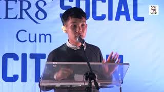 Speech: Samuel Malsawmzuala (PUC Freshers Social 2019)