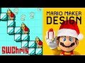 Satisfying Conclusion? - Building a Mario Maker Snow Level w Mark Brown's 4 Step Level Design #6