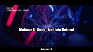 Maluma &  Sech- instinto Natural lyrics(letra)