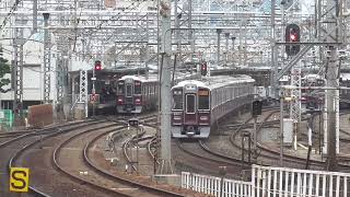 【阪急電車】阪急宝塚線急行宝塚駅行き　十三駅到着