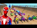 GTA V SPIDER-MAN 2, FIVE NIGHTS AT FREDDY'S, THE AMAZING DIGITAL CIRCUS Join in Mega Ramp Challenge