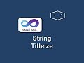 string titleize in vb.net