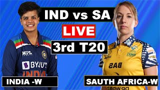 India U19-Women vs South Africa U19-Women 3rd T20 Match Live | ICC U19 Women's T20 World Cup Live