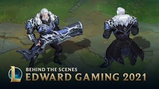 Making the EDG Worlds Championship Team Skins Behind the Scenes | League of Legends
