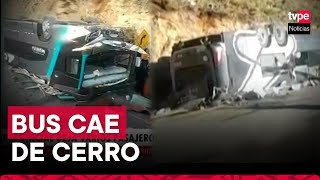 Ayacucho: accidente de bus interprovincial deja varios heridos y fallecidos