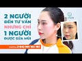 Cả 2 người cùng đi tư vấn nhưng chỉ 1 người được bác sĩ cho nâng mũi