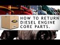 How to Return Diesel Engine Core Parts To HHP For Refunds!