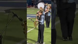 I played Careless Whispers instead of my normal solo for the football game! 😂