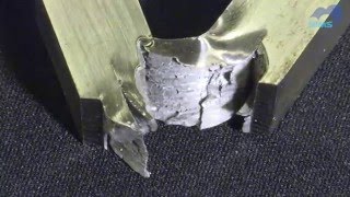 Steel that resists breakage in a manner similar to bamboo