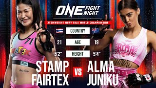 INSANE Striking Display From Stamp Fairtex \u0026 Alma Juniku 🤩🔥