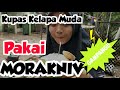 CARA KUPAS KELAPA MUDA DENGAN PISAU MORAKNIV COMPANION