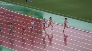 一般女子 100m 決 福岡県選手権