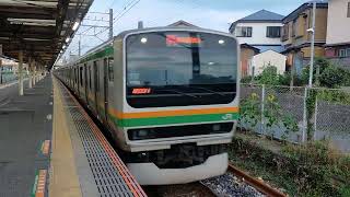 東海道本線Ｅ２３１系　二宮駅通過