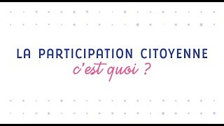 #PAGOF : La participation citoyenne
