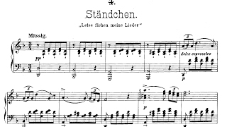 Download Schubert - Ständchen (Serenade), piano solo version - with score mp3