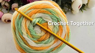 ⚡ Forget all you know this crochet pattern stitch is super! 🎉 Easy Crochet