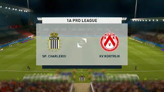 Charleroi vs Kortrijk | Belgian Pro League (07/12/2020) | Fifa 21