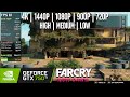 GTX 750 Ti | Far Cry New Dawn - 4K, 1440p, 1080p, 900p, 720p - High, Medium, Low